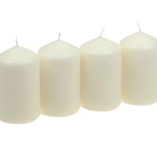Stumpenkerzen, 4er-Pack