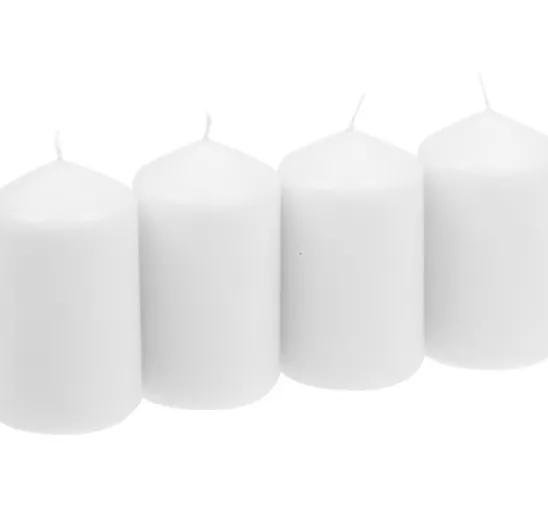 Stumpenkerzen, 4er-Pack