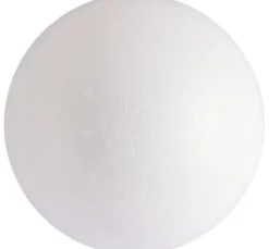 Styroporkugel, Ø 20 cm, 2-teilig