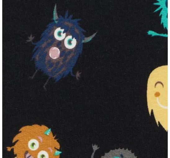 Sweat-Stoff "Funny Monsters"