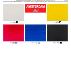 Talens AMSTERDAM Acrylfarben-Set "Primärfarben"