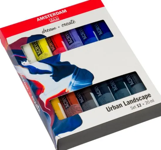 Talens AMSTERDAM Acrylfarben-Set "Stadtlandschaft"