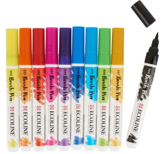 Talens Ecoline Brush Pen Set "10 Farben"
