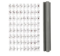 Textur Stempel-Set "Buchstaben & Zahlen"
