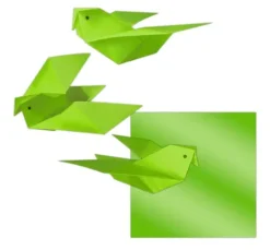 Transparentpapier-Faltblätter
