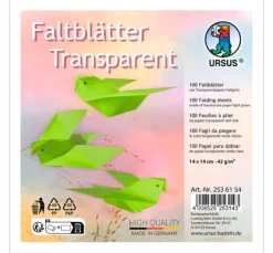 Transparentpapier-Faltblätter