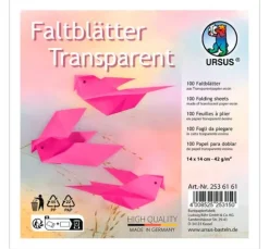 Transparentpapier-Faltblätter