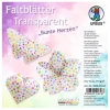 Transparentpapier-Faltblätter "Bunte Herzen"