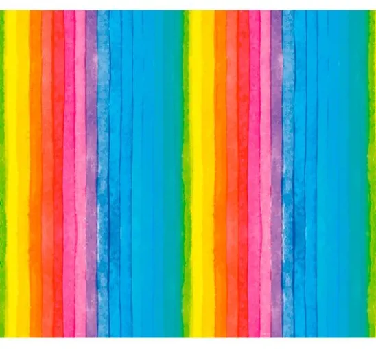 Transparentpapier "Regenbogen Streifen"