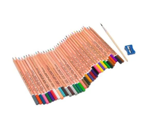 VBS Aquarellstifte, 36 Farben, in Metallbox