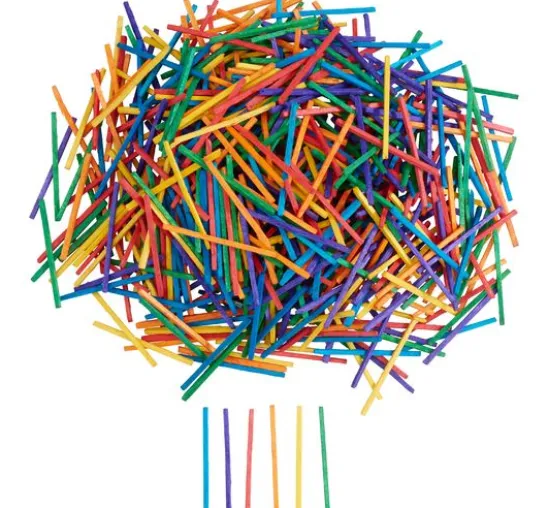VBS Bastelhölzer "Bunt", 500 Stück