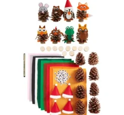 VBS Bastelset "Pinienzapfen-Tiere"