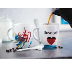 VBS Becher mit Löffel, 2 Stück
