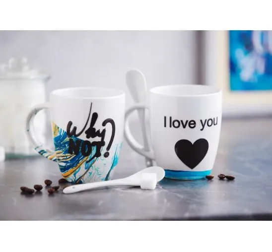 VBS Becher mit Löffel, 2 Stück