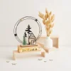 VBS Deko-Metallring "Winterwald mit Haus"