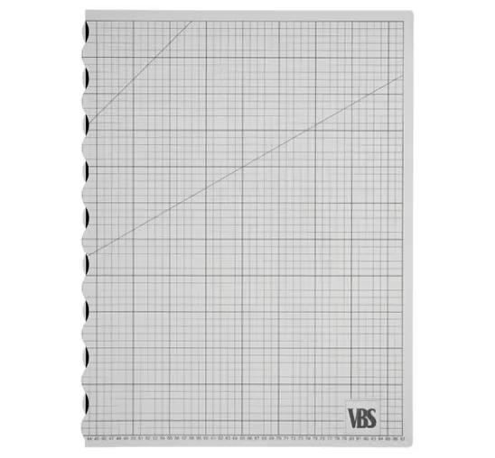 VBS Faltbare Schneidematte "Cool Grey"