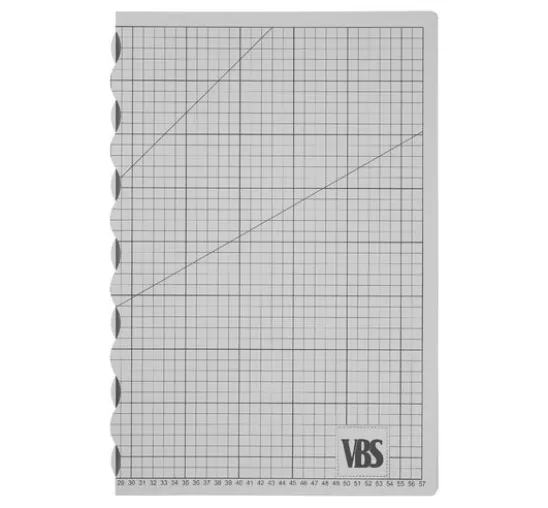 VBS Faltbare Schneidematte "Cool Grey"