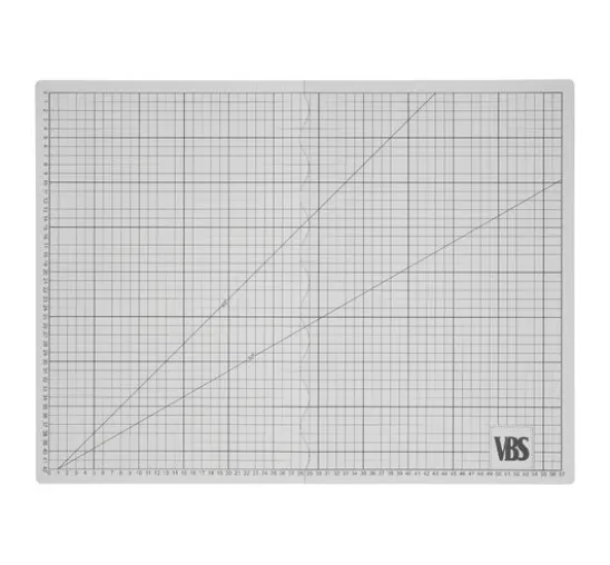 VBS Faltbare Schneidematte "Cool Grey"