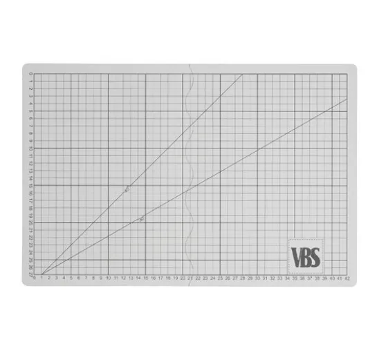VBS Faltbare Schneidematte "Cool Grey"
