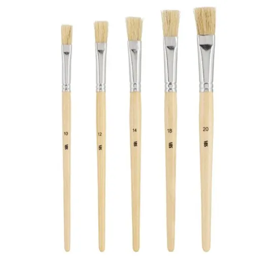 VBS Flachpinsel "NATURE", 5er-Set