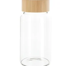 VBS Glasflasche mit Bambusdeckel