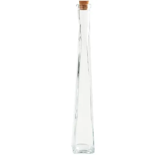 VBS Glasflaschen "Geo", 3er-Set