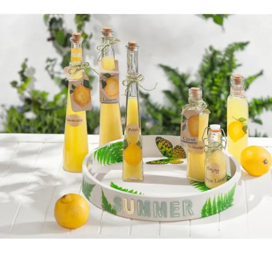 VBS Glasflaschen "Geo", 3er-Set