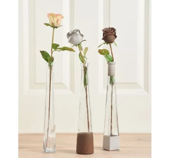 VBS Glasflaschen "Geo", 3er-Set
