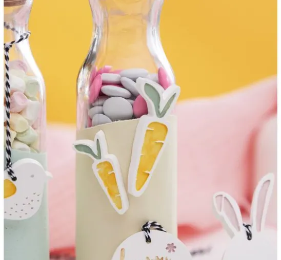 VBS Glasflaschen "Milk", 3er-Set