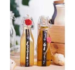 VBS Glasflaschen mit Bügelverschluß, 2 Stück