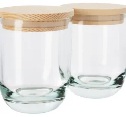 VBS Glas mit Holzdeckel, 2 Stück
