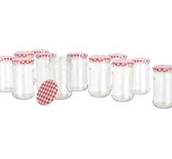 VBS Gläser mit Schraubdeckel "Rund", 270 ml