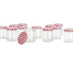 VBS Gläser mit Schraubdeckel "Rund", 170 ml