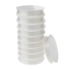 VBS Gummikordeln "Magic Stretch", Transparent, 1 mm, 10 Rollen à 4 m