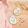 VBS Holz-Anhänger mit Rahmen "Blume und Schmetterling", 2er-Set