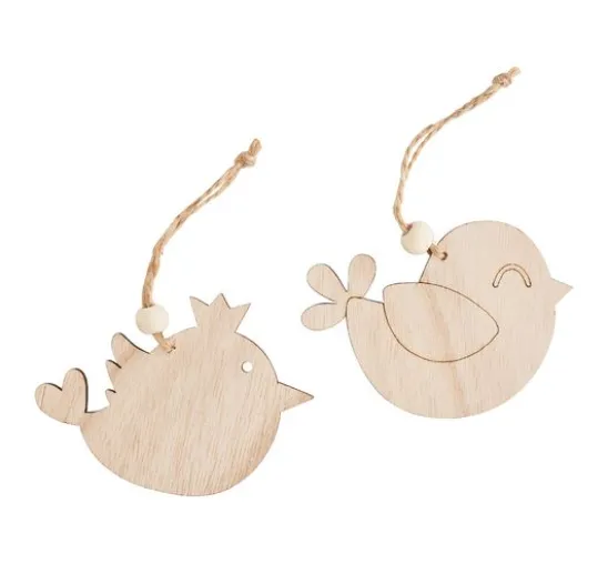 VBS Holz-Anhänger "Vögel"