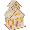 VBS Holzbausatz "Haus mit Turm und Schneemann", inkl. LED