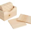 VBS Holzbox mit 6 Untersetzern