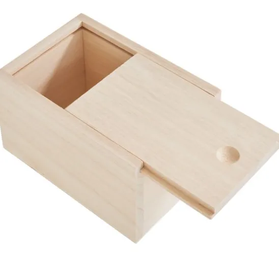 VBS Holz-Box / Teebox mit Schiebedeckel