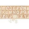 VBS Holz-Buchstaben-Set "Sortiert - Natur", 130 Stück