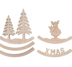 VBS Holz Deko-Bogen "X-MAS"