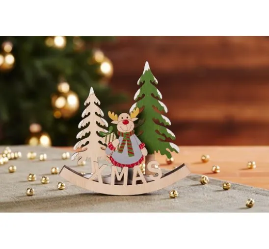 VBS Holz Deko-Bogen "X-MAS"