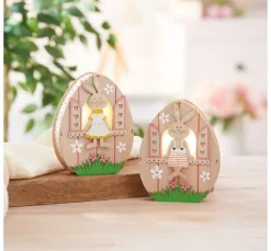 VBS Holz-Ei mit LED