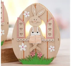 VBS Holz-Ei mit LED