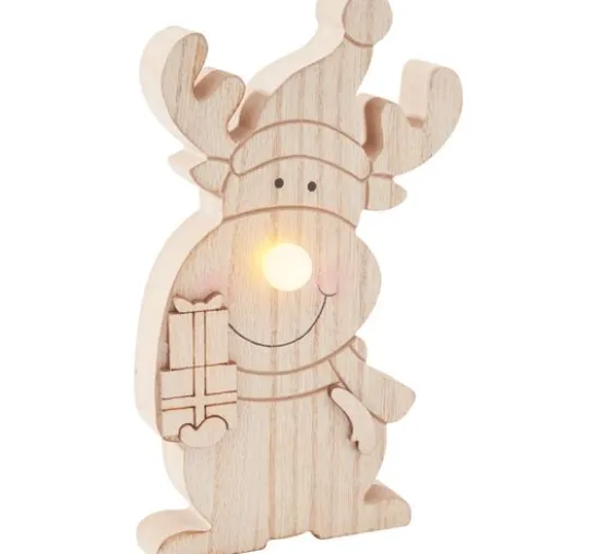 VBS Holz-Elch mit LED Nase