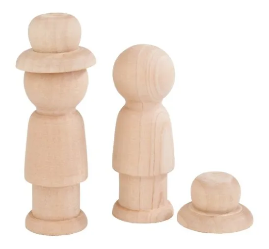 VBS Holz-Figuren mit Hut