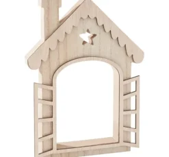 VBS Holz-Haus mit Fensterläden