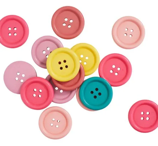 VBS Holzknöpfe "Pastellmix"
