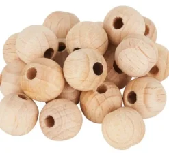 VBS Holzkugeln durchgebohrt 