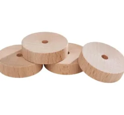 VBS Holzscheiben/Räder, Ø 30 x 8 mm, 4 Stück